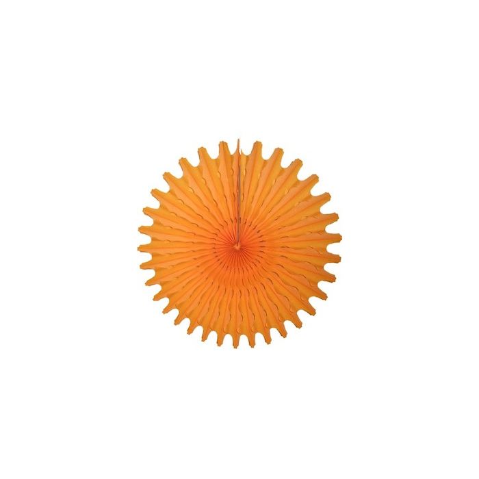 Gold Honeycomb 18" Tissue Fan Decoration