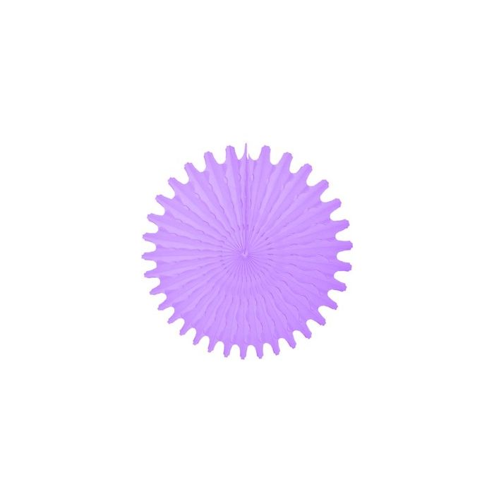Lavender Honeycomb 18" Tissue Fan Decoration 