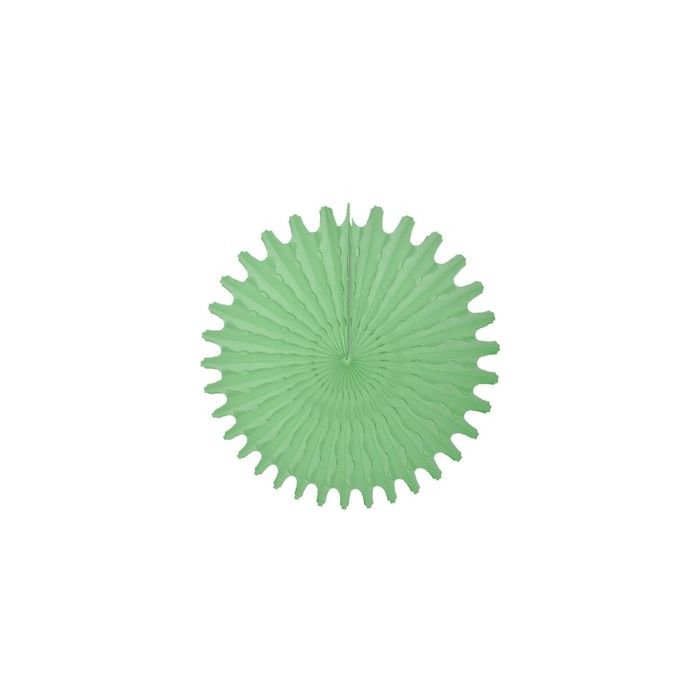 Mint Honeycomb 18" Tissue Fan Decoration