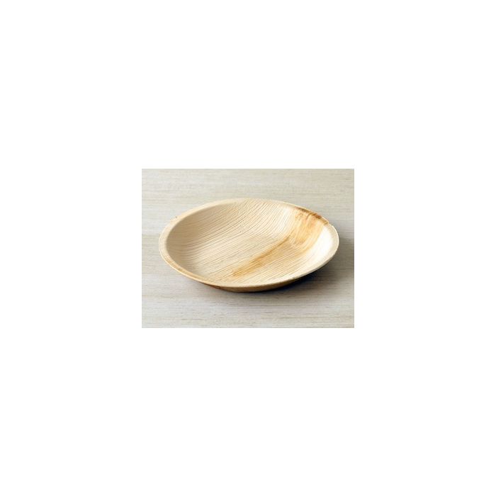 7" Round Palm Leaf Plate - Pack of 25