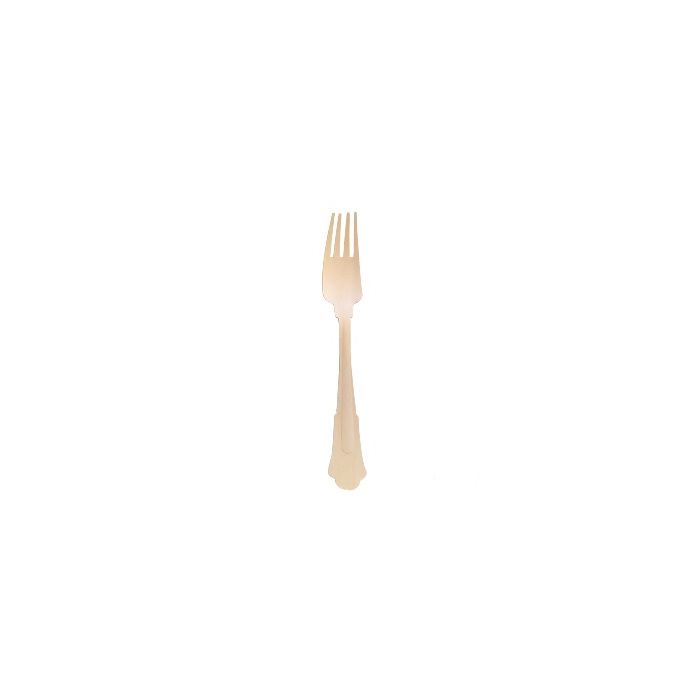 Elegant Wooden Fork 7.5"