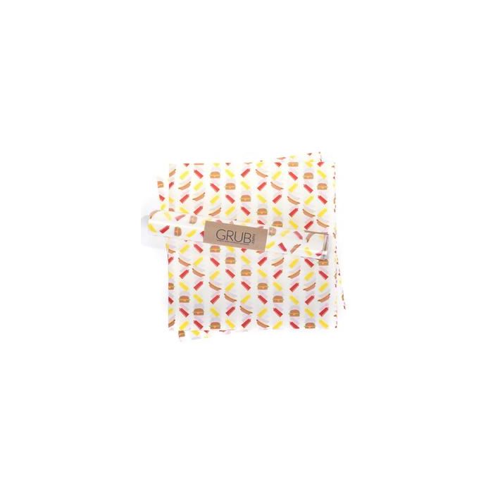 Hamburger Gift Wrap or Grub Paper- Set of 12 sheets