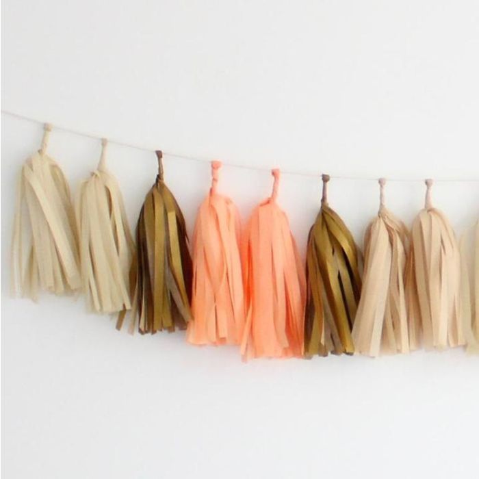 Nectar Tissue Paper Tassel Garland - 6'