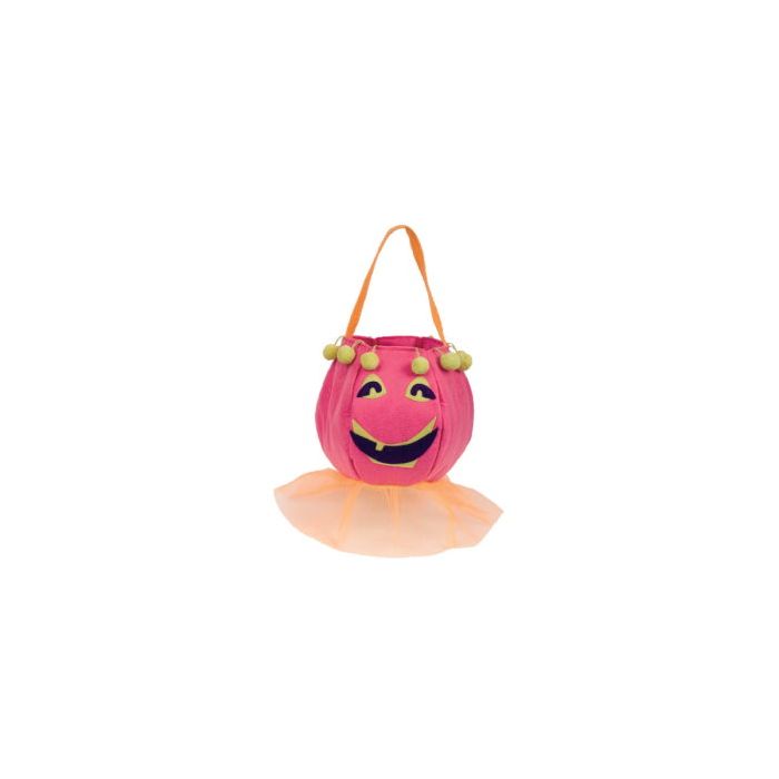 Pun'kin Head Girl Felt Trick or Treat Bag