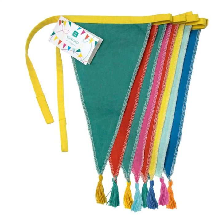 Rainbow Fabric Bunting-10 ft