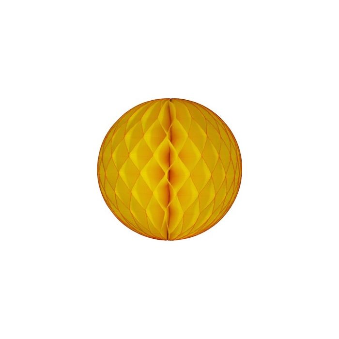 Gold Honeycomb Tissue Ball Decoration - Multiple Sizes Available