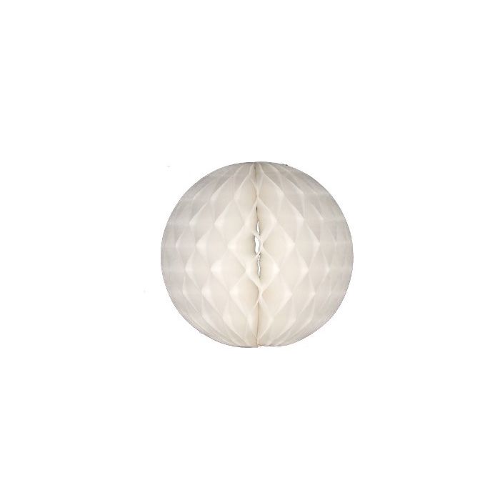 White Honeycomb Tissue Ball Decoration - Multiple Sizes Available