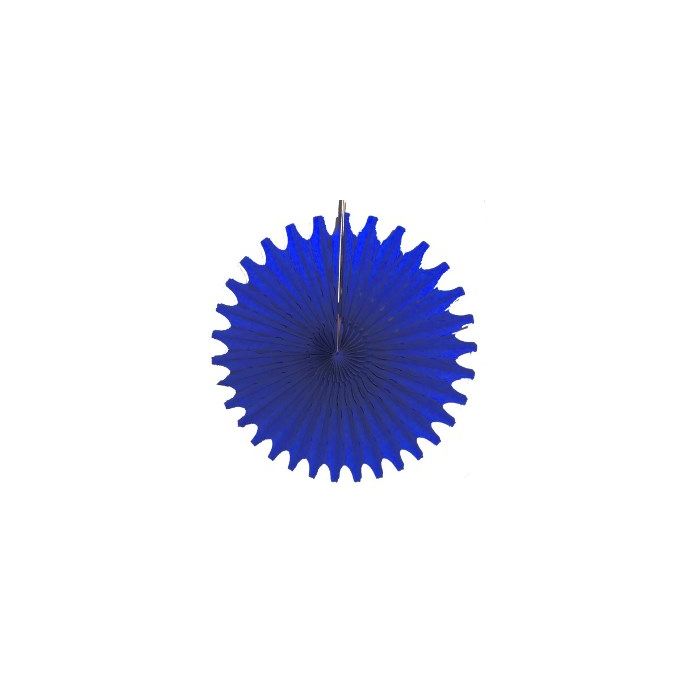 Blue Honeycomb 18" Tissue Fan Decoration