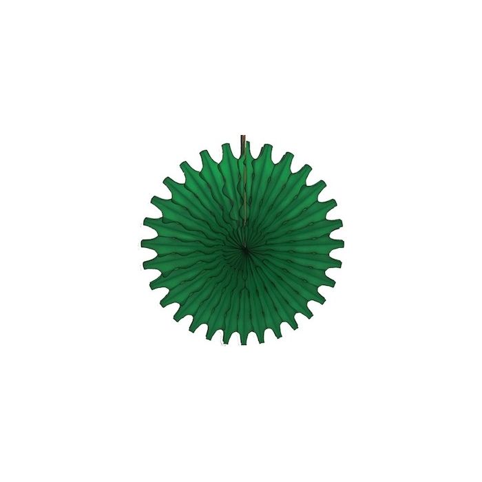 Green Honeycomb 18" Tissue Fan Decoration