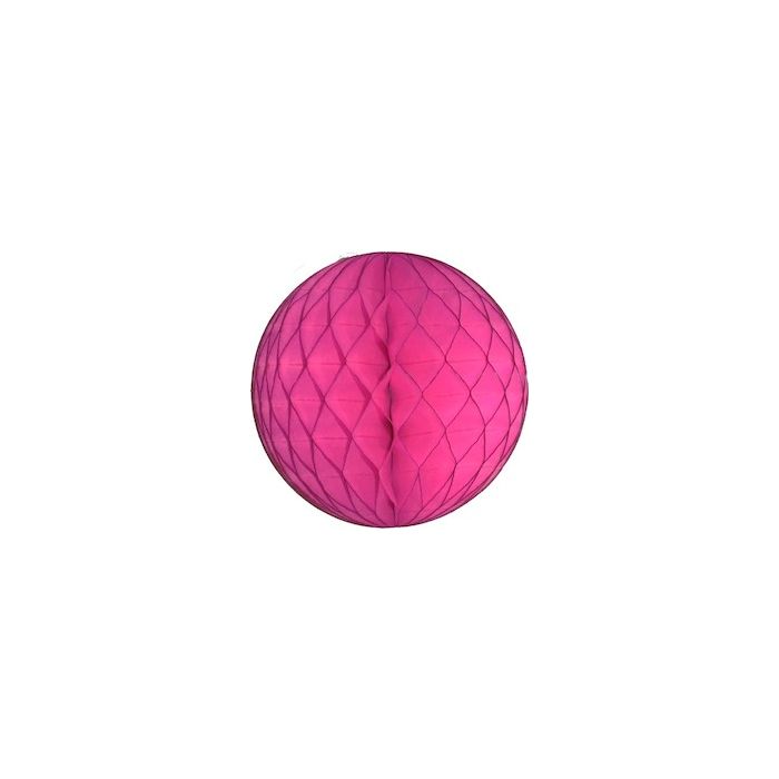 Hot Pink Honeycomb Tissue Ball Decoration - Multiple Sizes Available