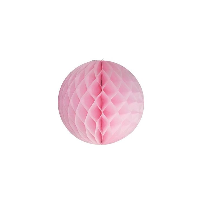 Pink Honeycomb Tissue Ball Decoration - Multiple Sizes Available
