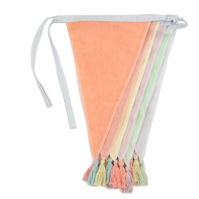 Pastel Fabric Bunting-10 ft