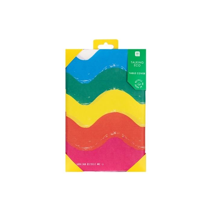 Rainbow Recyclable Paper Table Cover