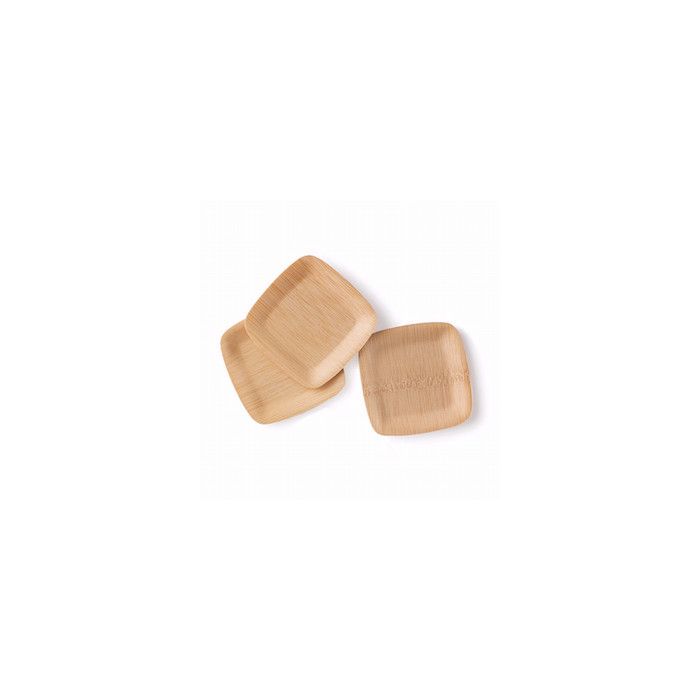 Bamboo Appetizer/Tasting Veneerware 5" Plates - Pack of 25