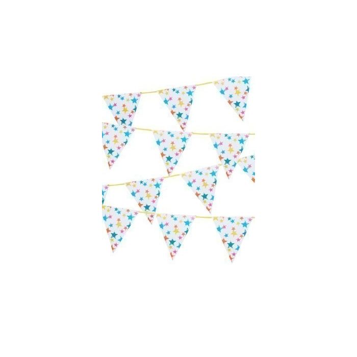 Rainbow Star Recyclable Paper Bunting-10 ft
