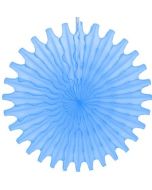 Light Blue Honeycomb 18" Tissue Fan Decoration