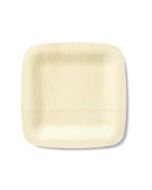 9" Square Plate All Occasion Bamboo Veneerware - Pack of 25