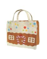 Gingerbread Tote Felt Gift Bag