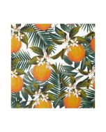 Tropical Palm and Orange Recyclable Paper Napkins-set of 20