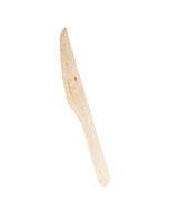 Packnwood Disposable Wooden 6.5" Knives - Pack of 100