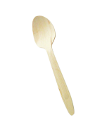 Packnwood Disposable Wooden 6.5" Spoons - Pack of 100