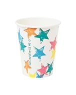 Rainbow Star Recyclable Paper Cups-pack of 8