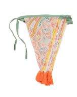 Boho Paisley Fabric Bunting-10 ft