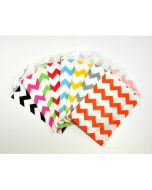 Chevron Little Paper Bags - Available in Multiple Colors