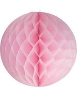 Pink Honeycomb Tissue Ball Decoration - Multiple Sizes Available