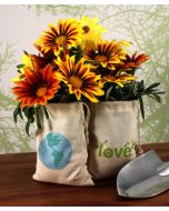 ECO Mini Drawstring Bag made of 100% Organic Cotton - Set of 12 - as low as $17.98