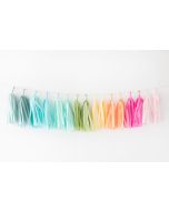 Tissue Paper Tassel Garland Kit - Rainbow