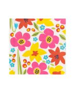 Rainbow Floral Recyclable Napkins