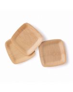 Bamboo Appetizer/Tasting Veneerware 5" Plates - Pack of 25