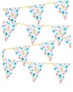 Rainbow Star Recyclable Paper Bunting-10 ft