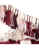 Sultry Tissue Paper Tassel Garland - 6' Long