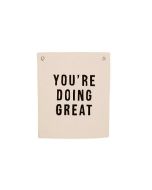 You Are Doing Great Canvas Banner