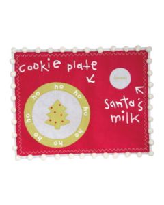 Santa's Cookies and Milk Placemat