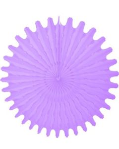 Lavender Honeycomb 18" Tissue Fan Decoration