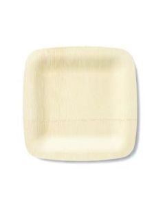 9" Square Plate All Occasion Bamboo Veneerware - Pack of 25