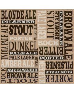 Beer Names Cocktail Napkins - Pack of 20