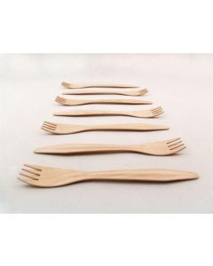 Premium Wooden Fork-7inch