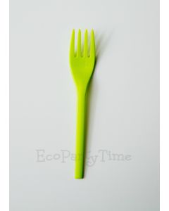 Green Compostable PLA 6 inch Forks - Pack of 50