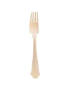 Elegant Wooden Fork 7.5"