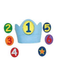 Yearly Birthday Felt Crown 