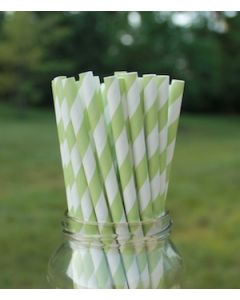 Eco-Friendly Paper Straws - Green