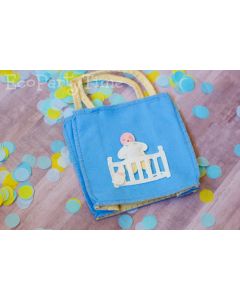 Little Blue Baby Felt Goodie Bag