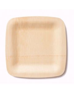Bamboo Veneerware 11" Square Plates/Trays - Pack of 25