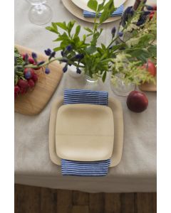 9" Square Plate All Occasion Bamboo Veneerware - Pack of 25