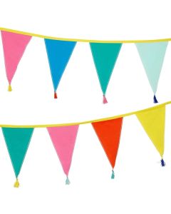 Rainbow Fabric Bunting-10 ft