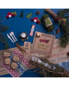 Dashing Through The Snow Table Runner - 25ft long